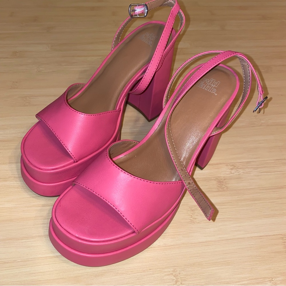 Wild Fable Pink Platform Heels